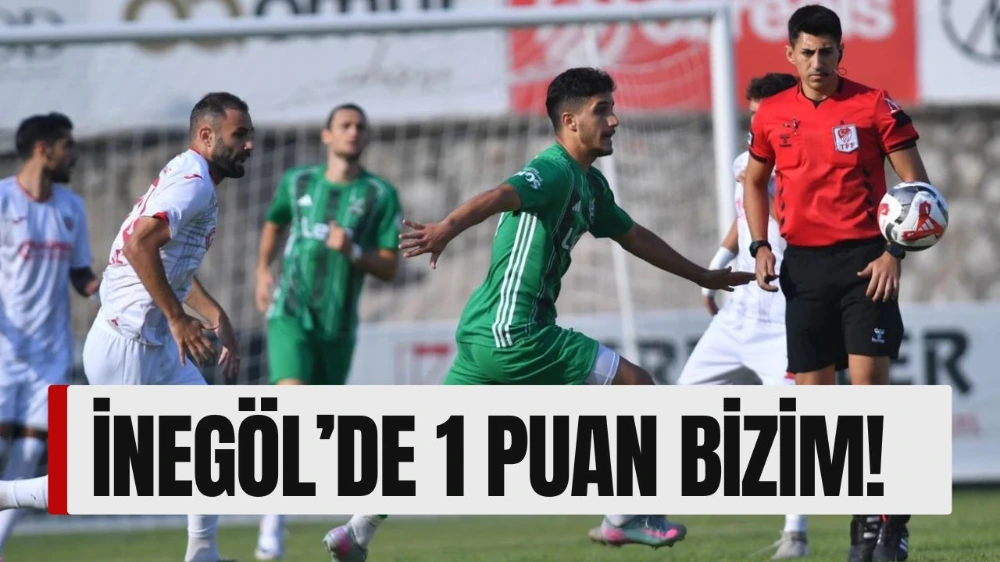 İnegöl Kafkas ile Çankaya SK Berabere Kaldı