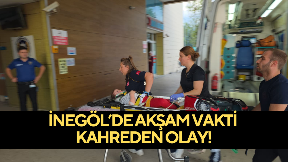 İnegöl’de akşam vakti kahreden haber!