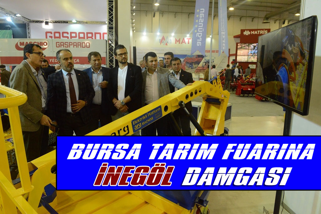 BURSA TARIM FUARINA İNEGÖL DAMGASI