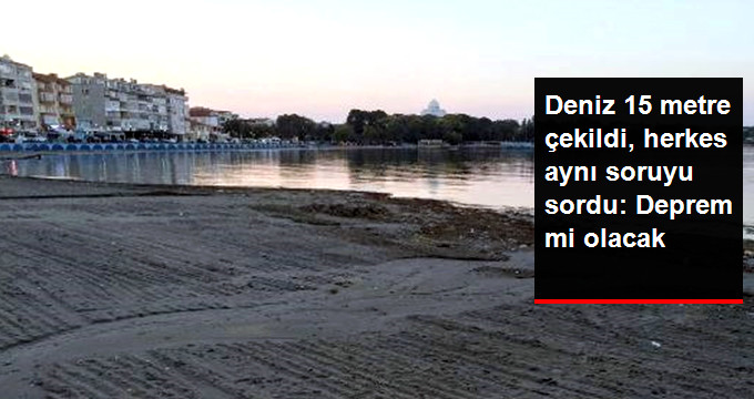 DENİZ 15 METRE ÇEKİLDİ