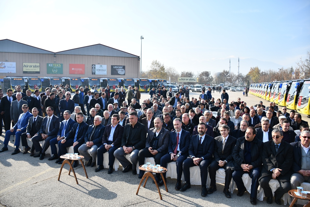 İnegöl’ün Halk Otobüsü Filosu Yenilendi