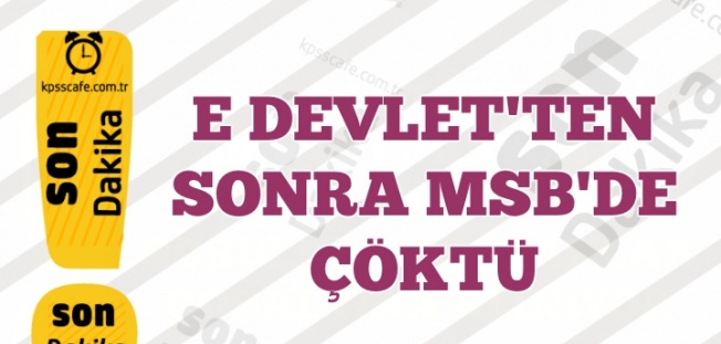 E-Devletten Sonra O Sitede Çöktü