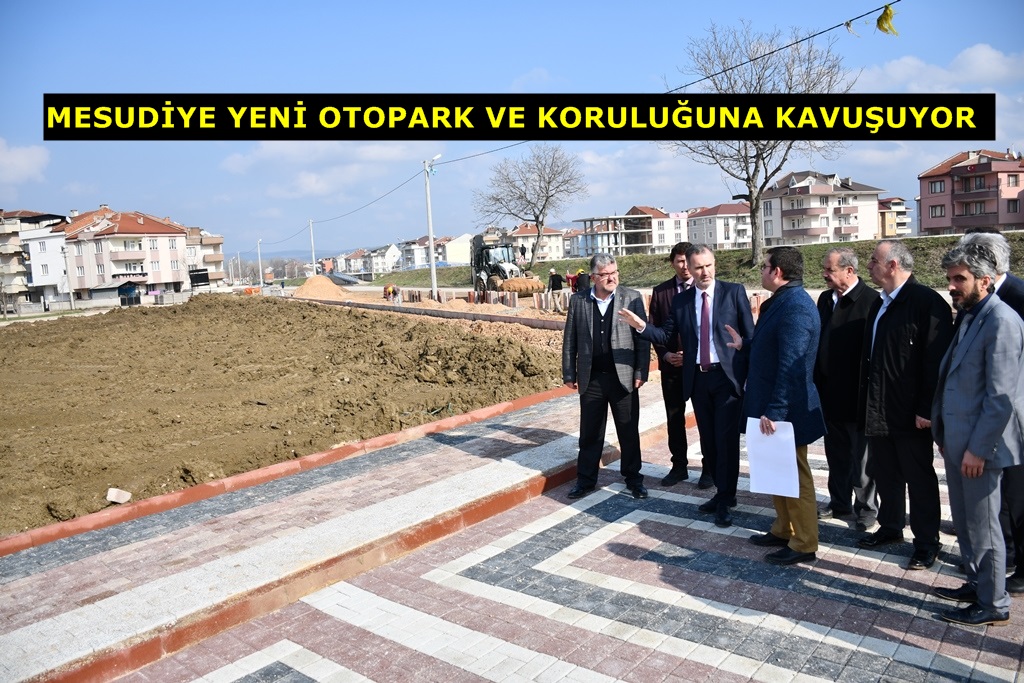 Mesudiye Yeni Otopark Ve Koruluğuna Kavuşuyor