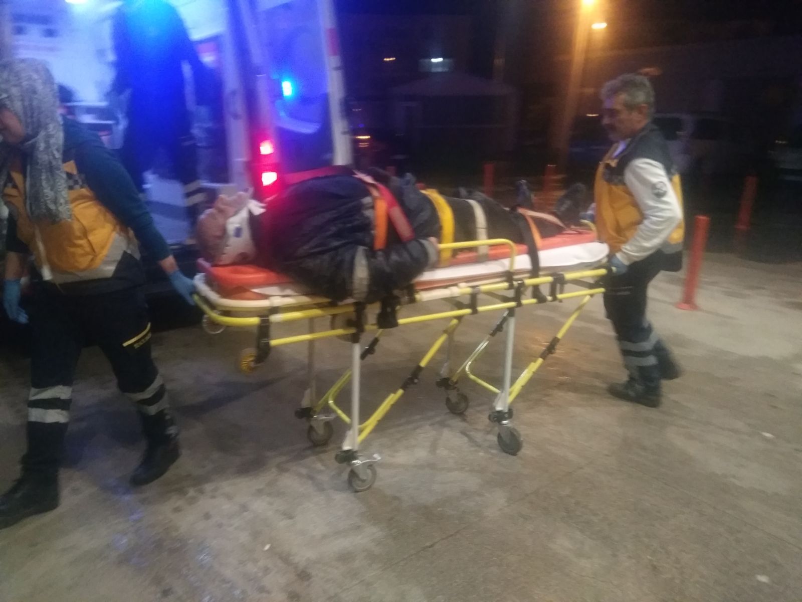 Motosikletiyle Canından Oluyordu