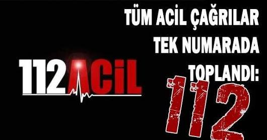Acil numaralar 112 de birleşiyor