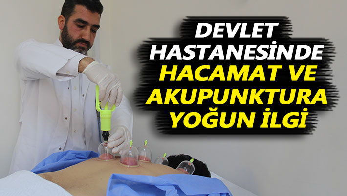 Hastanelerdeki Hacamata Yoğun İlgi