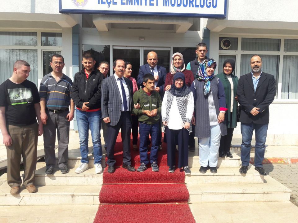 Özel Çocuklardan Emniyete Anlamlı Ziyaret