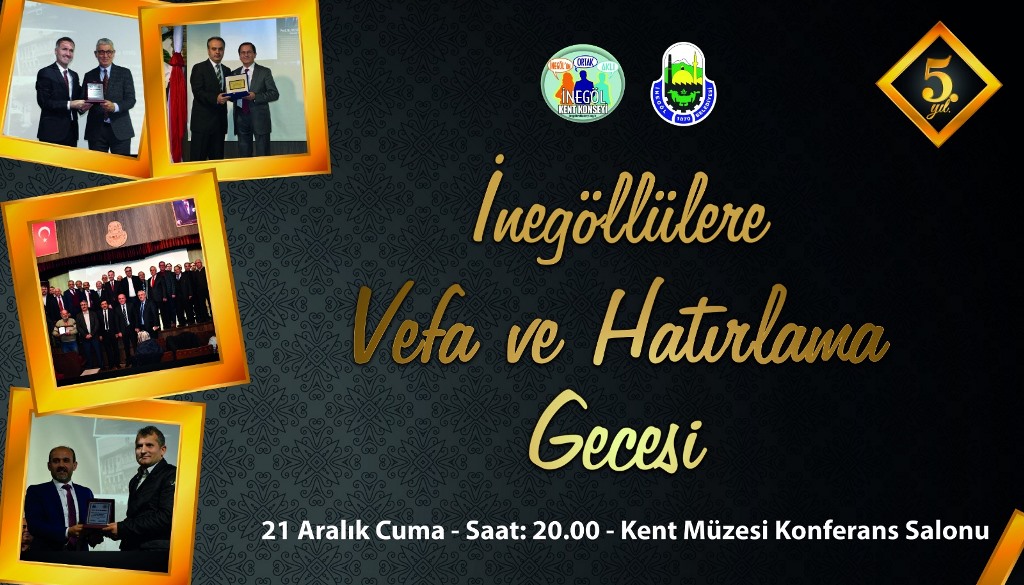 Vefa Ve Hatırlatma Gecesine Davet