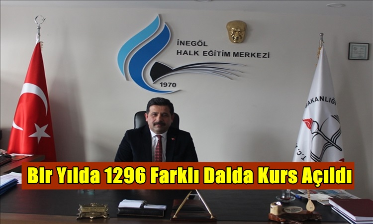 Bir yılda 1296 farklı dalda kurs açıldı