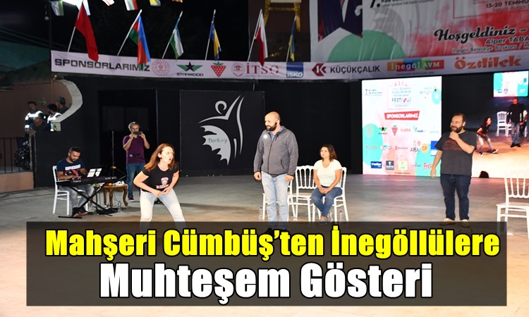 Mahşeri Cümbüş’ten İnegöllülere Muhteşem Gösteri