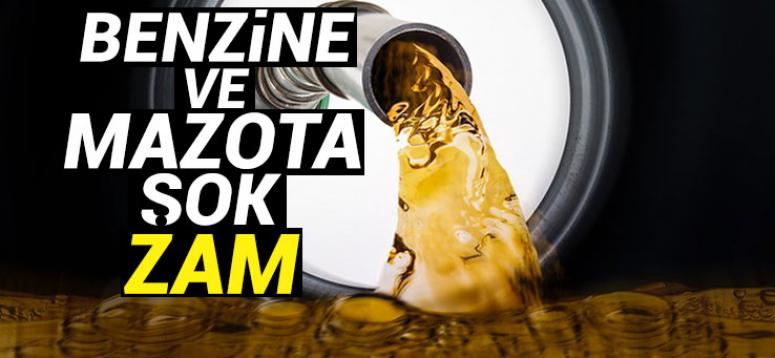 Akaryakıta Şok Zam