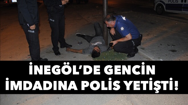 İnegöl’de gece vakti meydan dayağı