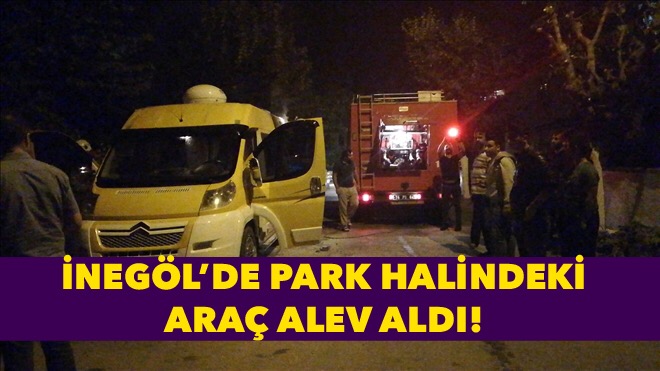 Park halinde alev aldı