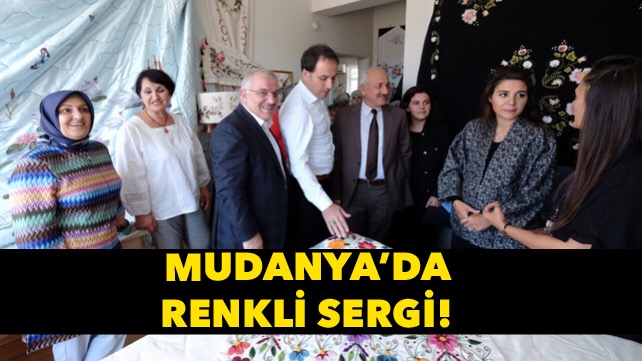 Mudanya’da renkli sergi