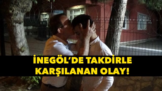 İnegöl’de takdir toplayan olay
