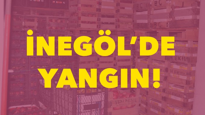 Soğuk hava deposunda yangın