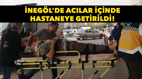 Acılar İçinde Acile Geldi