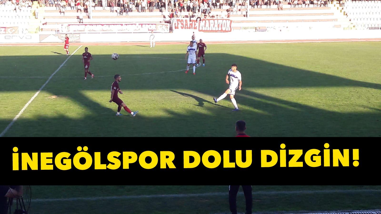 İnegölspor dolu dizgin