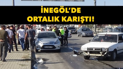 Yola dökülen yağ kazaya yol açtı!