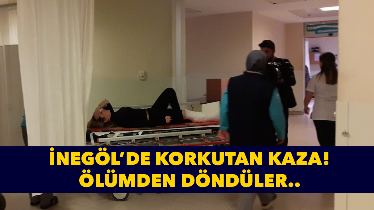 Mezitler mevkinde korkutan kaza