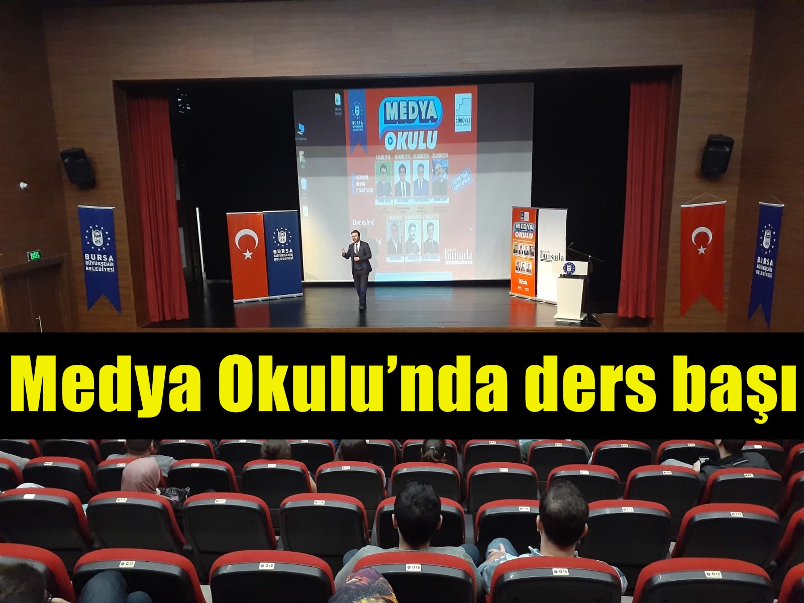 Medya Okulu’nda ders başı