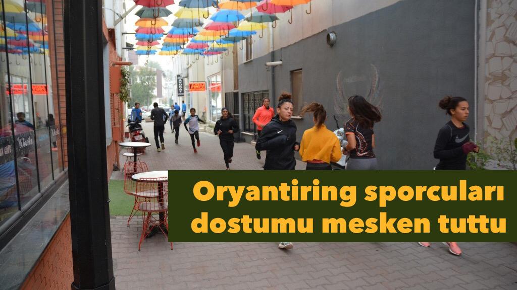 Oryantiring sporcuları dostumu mesken tuttu
