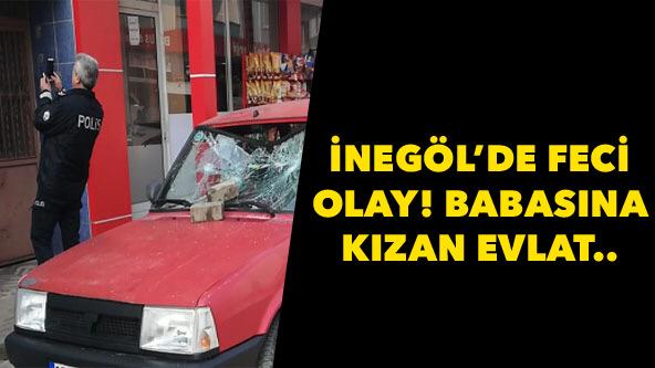 Öfkeli Genç Babasını Darp Etti