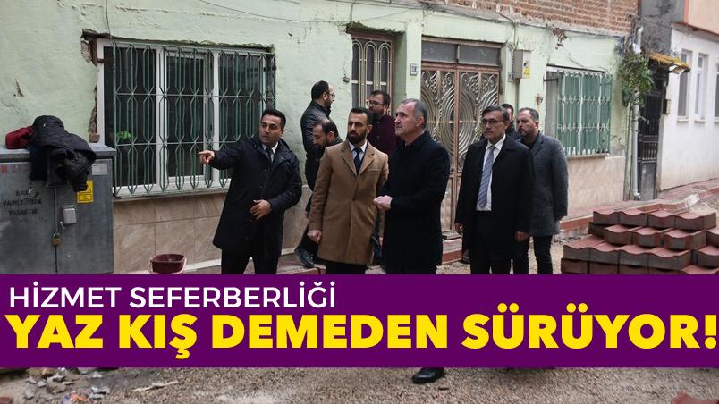 Hizmet Seferberliği Yaz Kış Demeden Sürüyor
