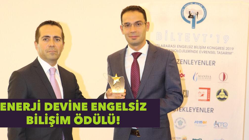 LİMAK ENERJİ’YE ENGELSİZ BİLİŞİM ÖDÜLÜ