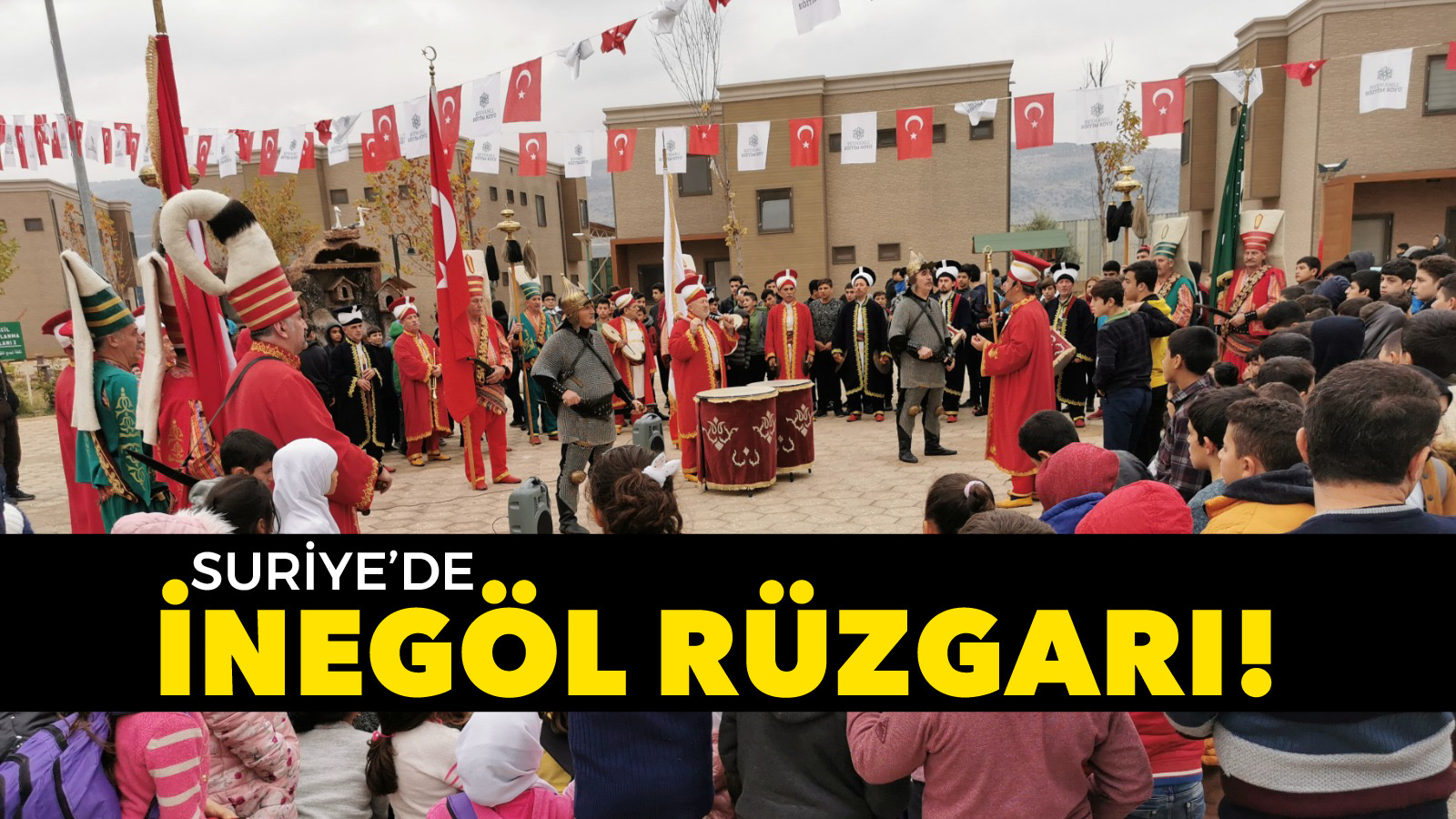 Mehterden Suriye’de ki yetimlere unutulmaz konser