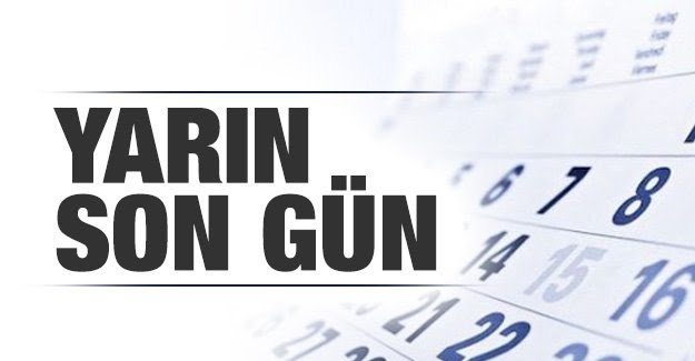 Başvurular İçin Yarın Son Gün