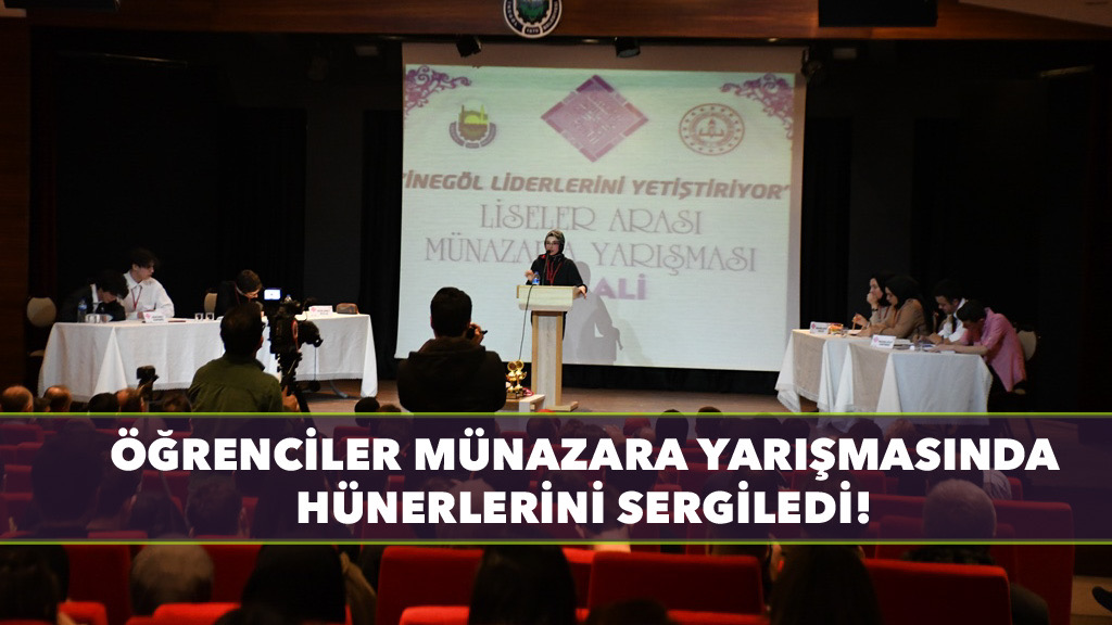 Öğrenciler Münazara Yarışmasında Hünerlerini Sergiledi