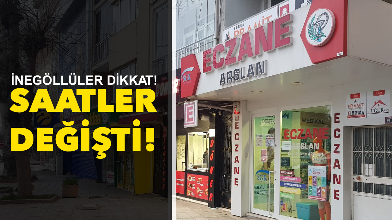 Eczanelerin Çalışma Saatleri Değişti !