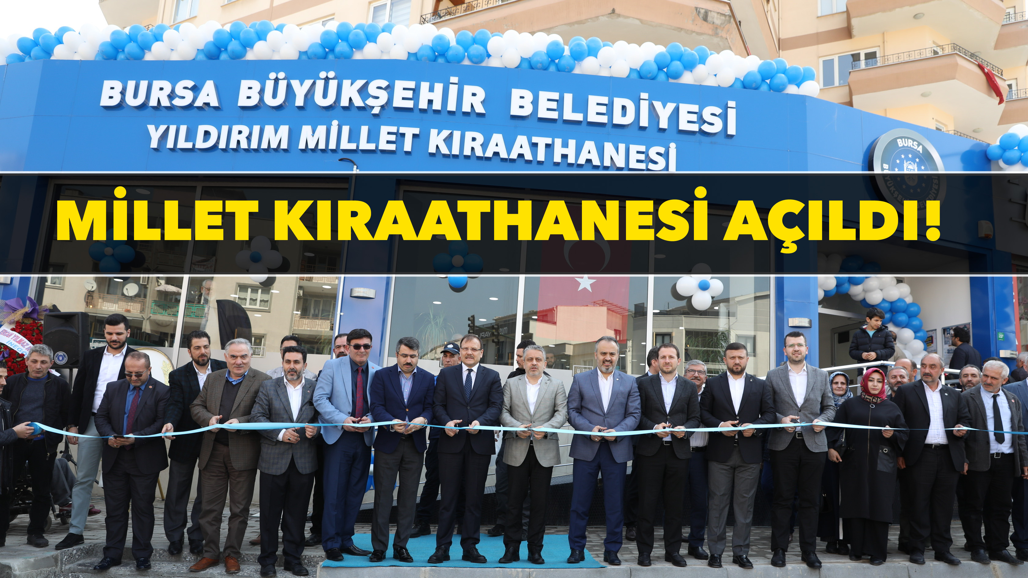 Bursa’da millet kıraathanesi açıldı