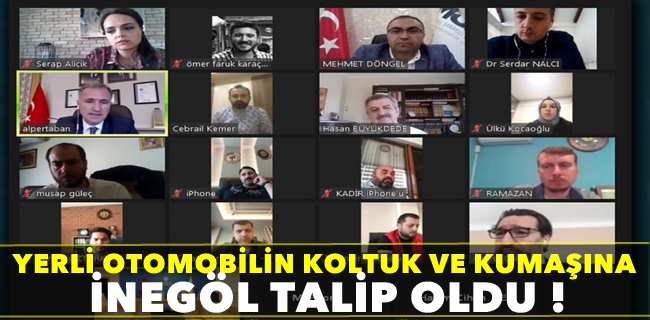 Yerli Otomobilin Koltuk Ve Kumaşına İnegöl Talip Oldu !