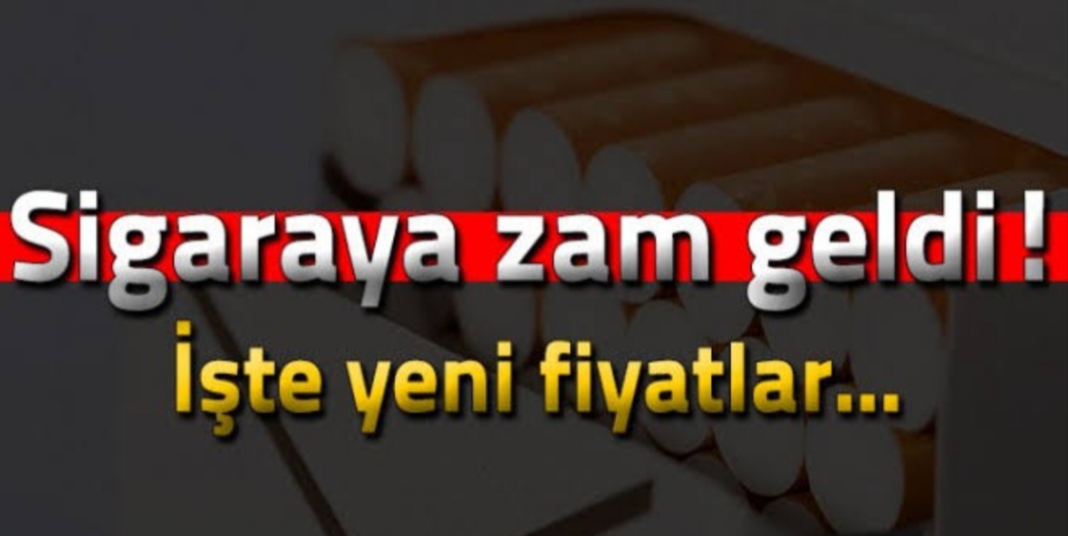 Zigaraya zam geldi !