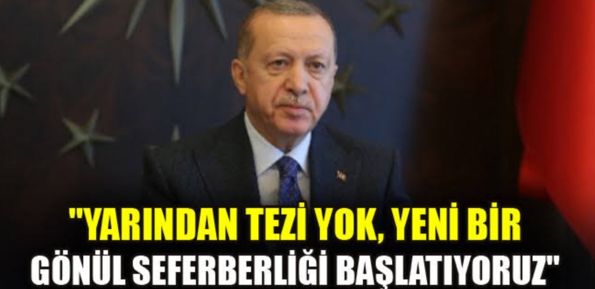 Yarından itibaren gönül seferberliği başlatıyoruz !