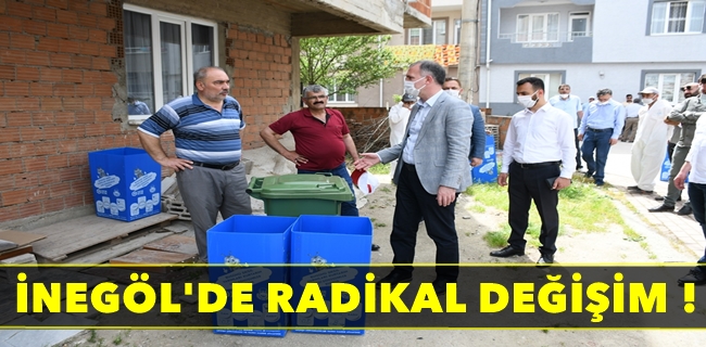 İnegöl’de Temizlikte Radikal Değişim