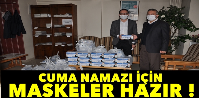 Cuma Namazı İçin Maskeler Hazır !