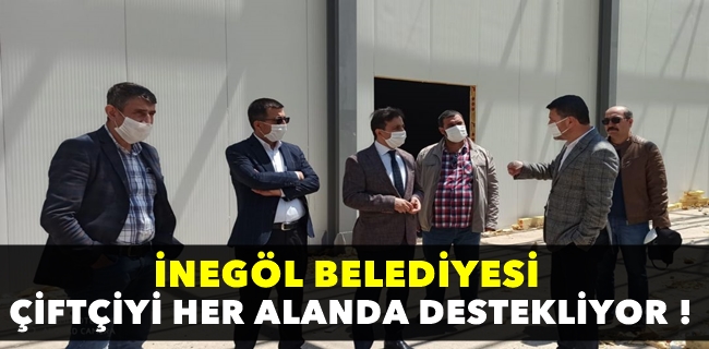 İNEGÖL BELEDİYESİ ÇİFTÇİYİ HER ALANDA DESTEKLİYOR