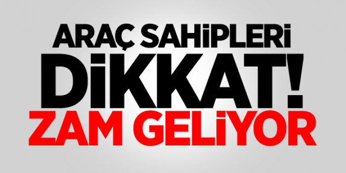 Benzin ve Motorine Zam !