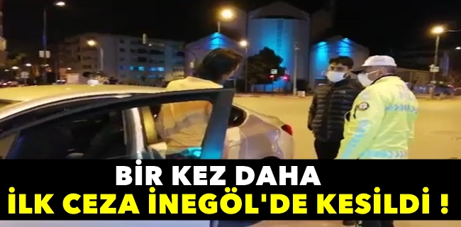 İlk ceza bir kez daha İnegöl