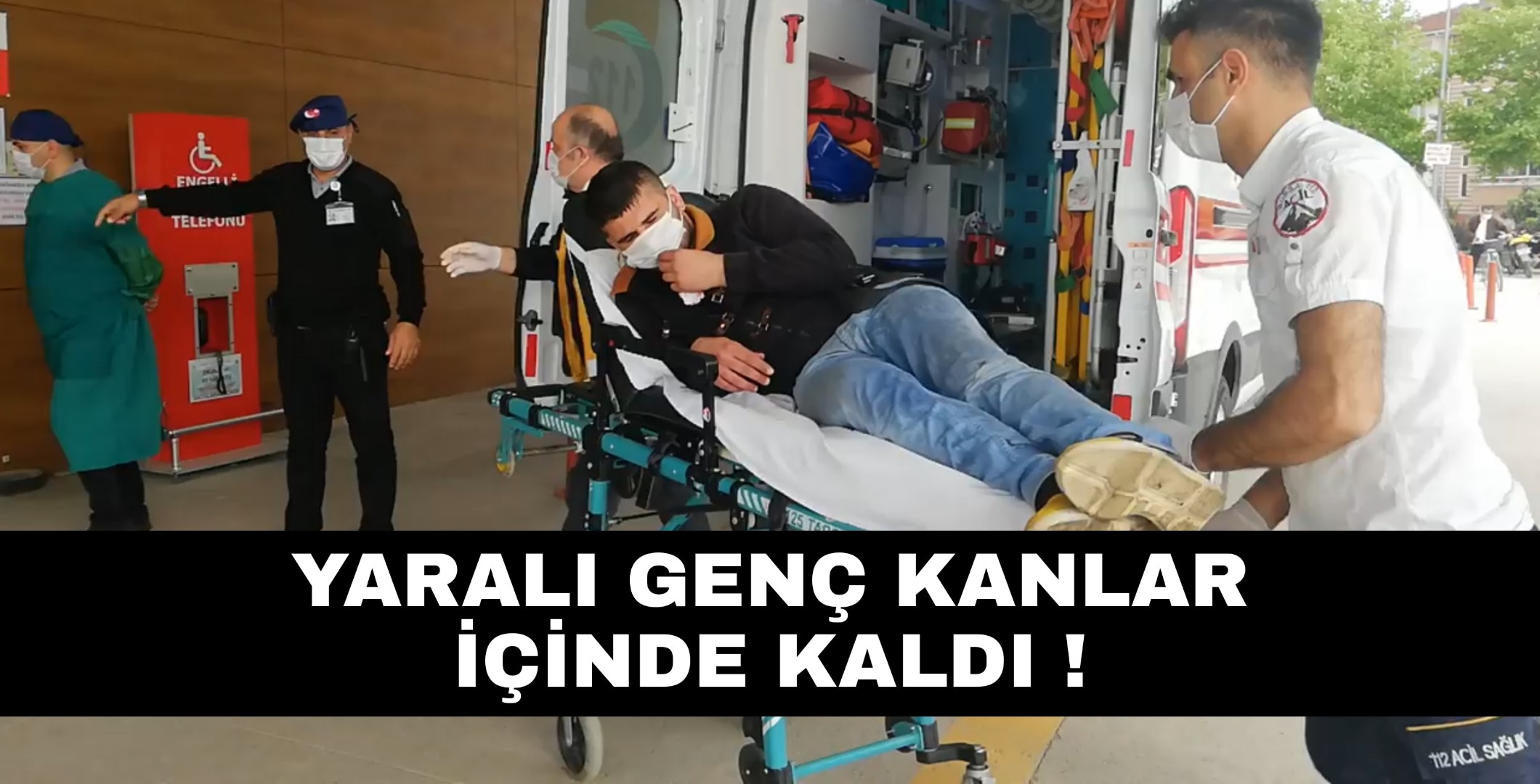 Bıçaklı Kavgada kan aktı !