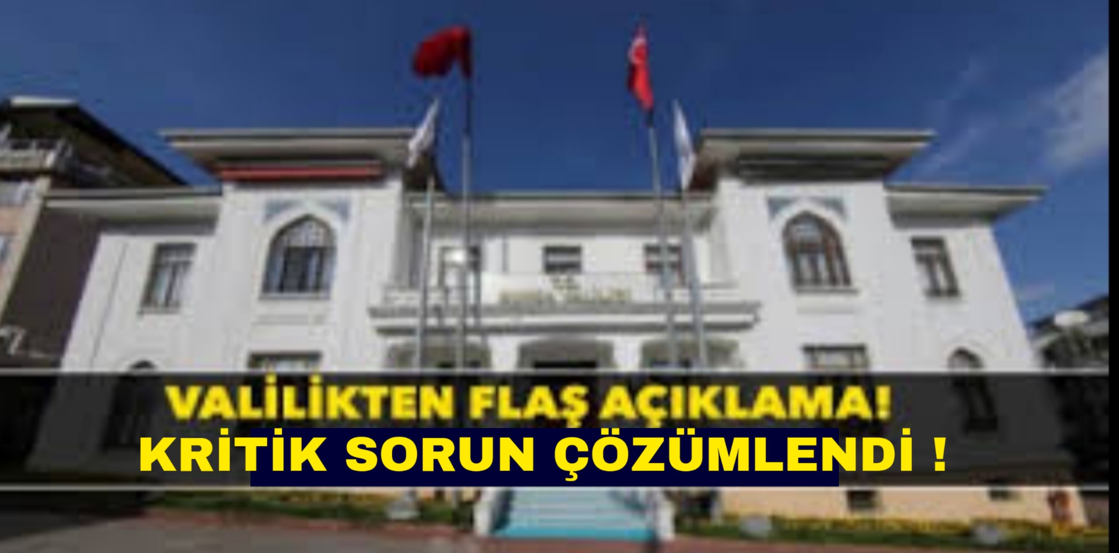 Bursa Valiliğinden Flaş Açıklama !