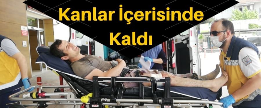 Talihsiz işçi kanlar içinde kaldı !
