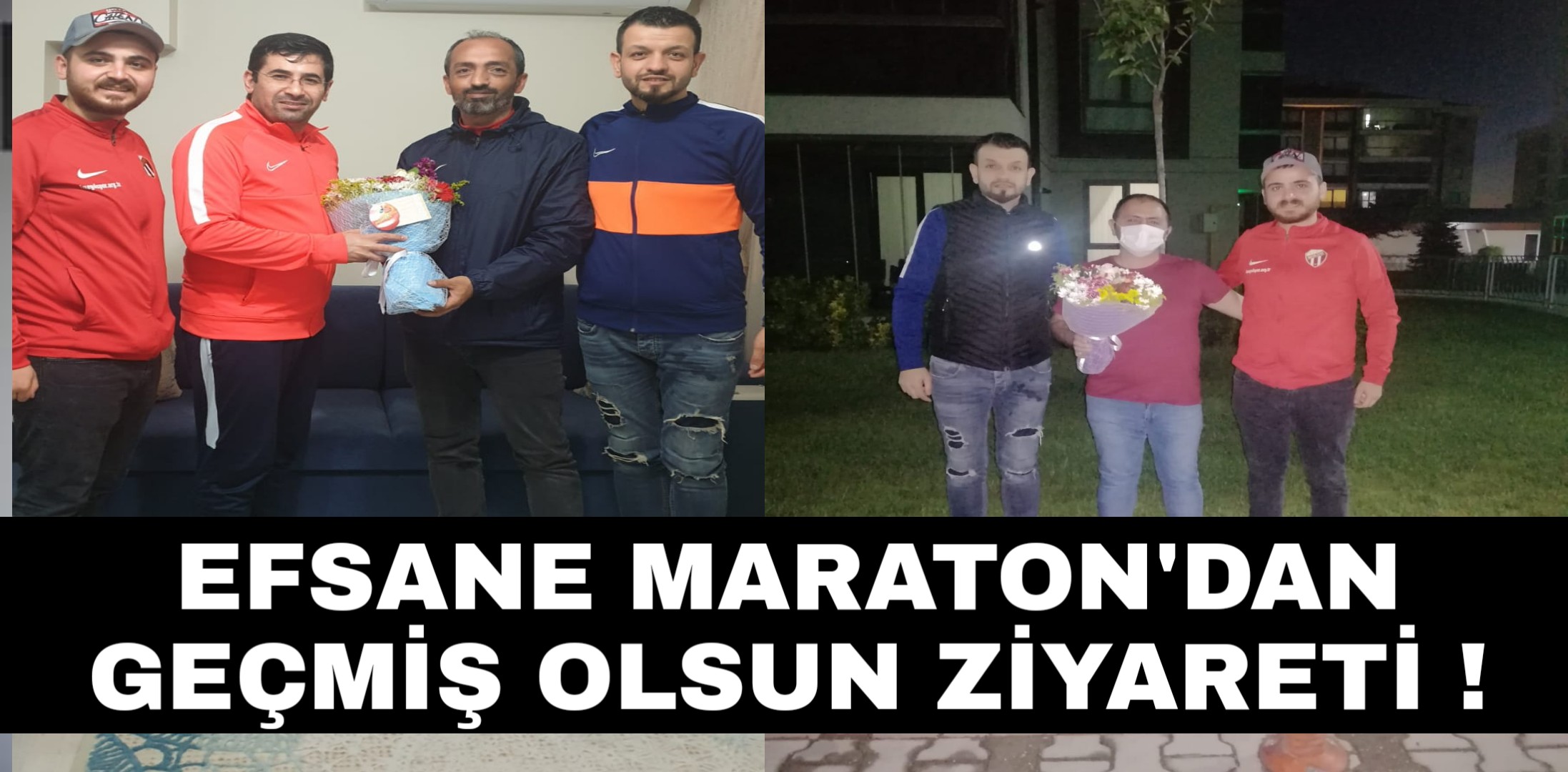 Tribün liderlerinden geçmiş olsun ziyareti !