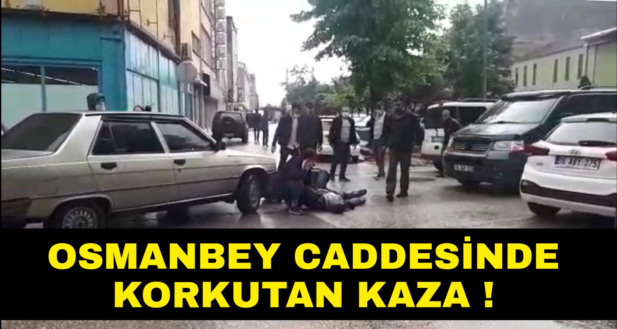 Osmanbey caddesinde kaza !