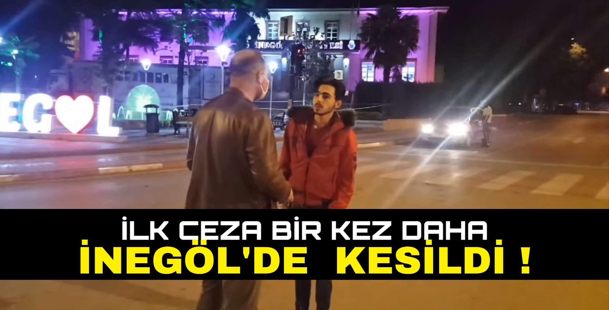 İlk ceza bir kez daha Inegöl