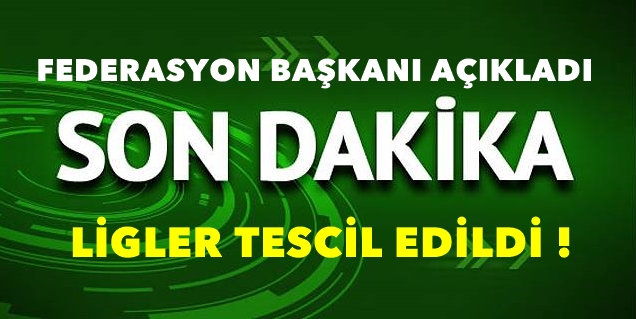 Ligler Tescil Edildi !