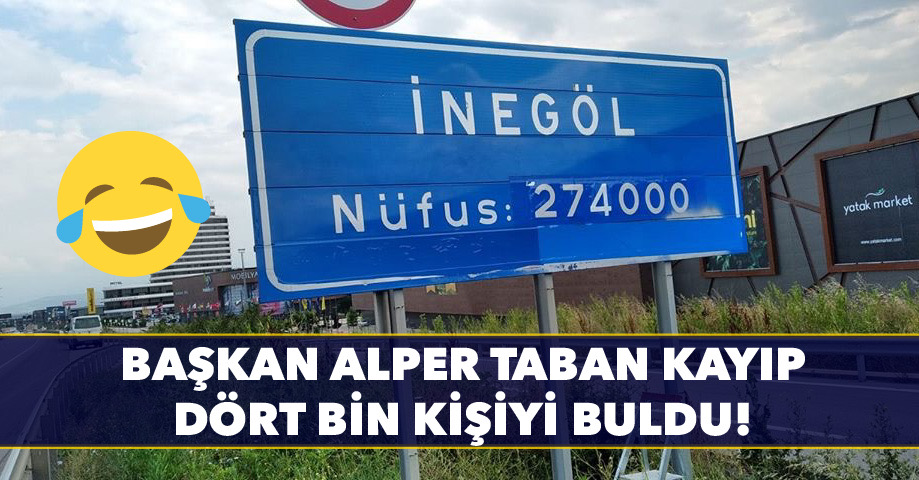 Başkan Taban kayıp ‘Dört bin’ kişiyi buldu :)